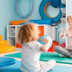 Ergotherapie Sitzung im Gymnastikraum