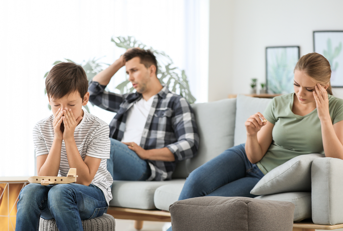 Konflikt in der Familie