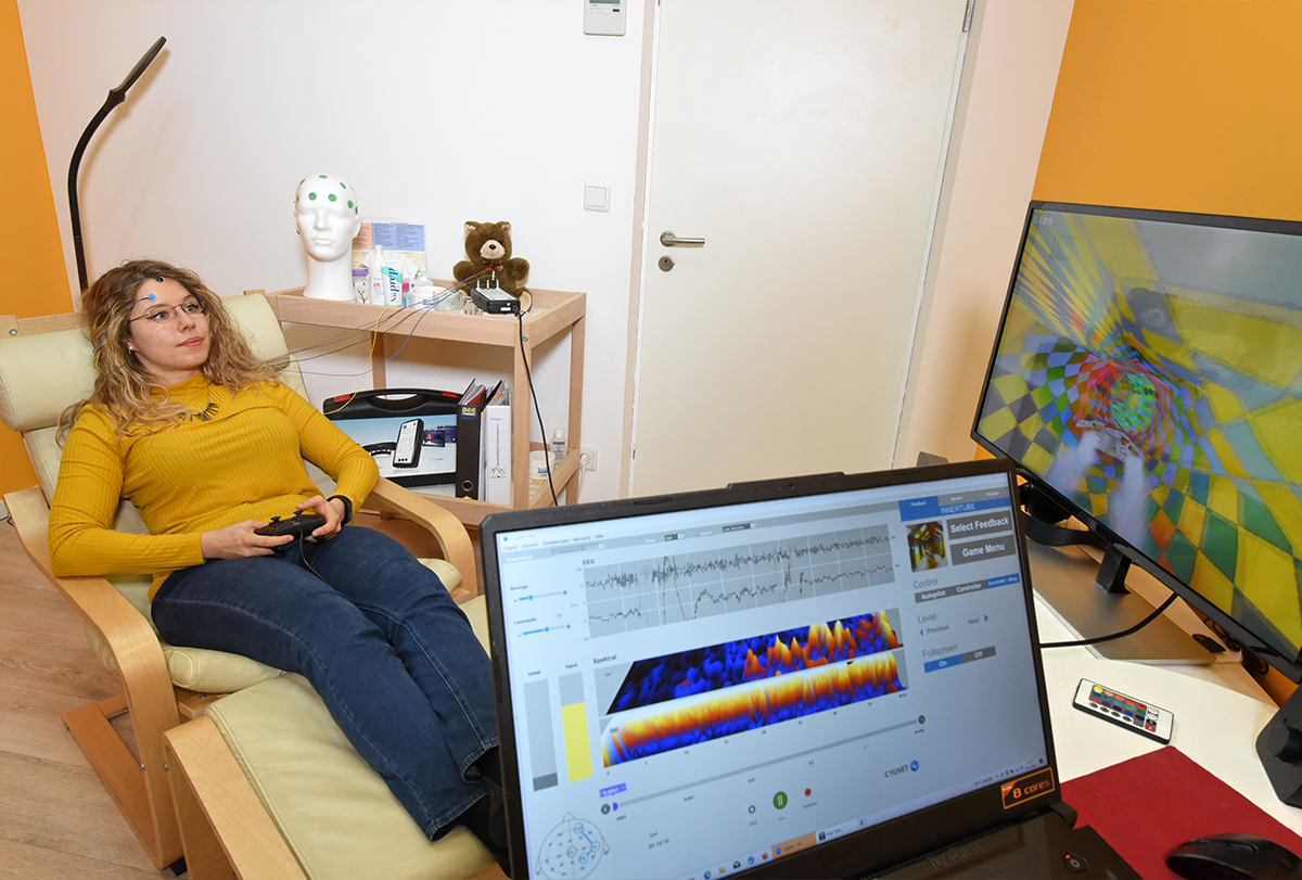 Anwendung von Neurofeedback